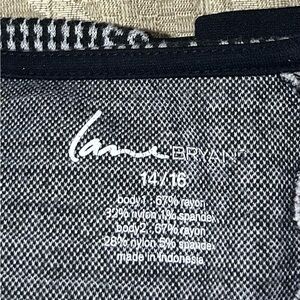 Lane Bryant Black and White Top